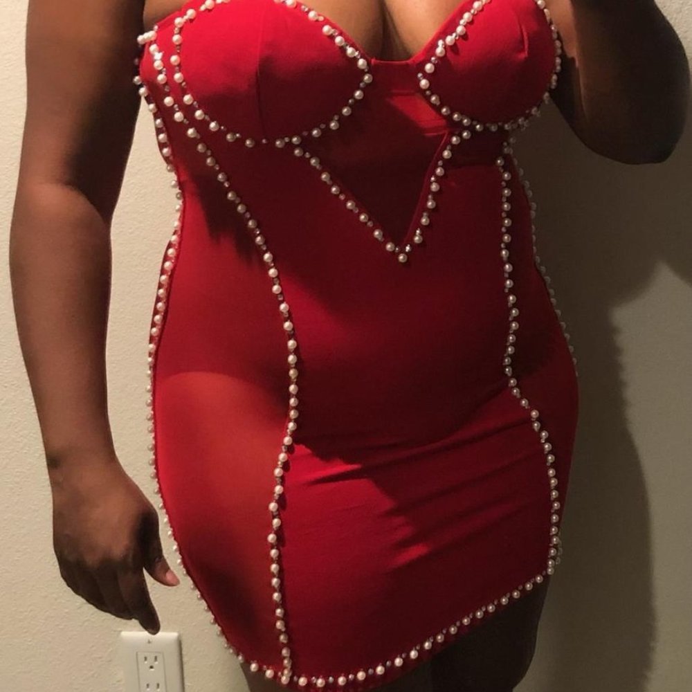 Lady in RED!